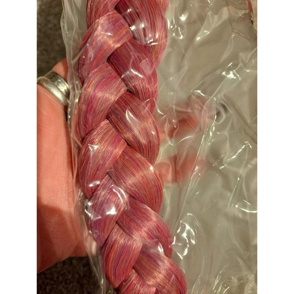 Pink Braid Extension - Picture 2 of 8